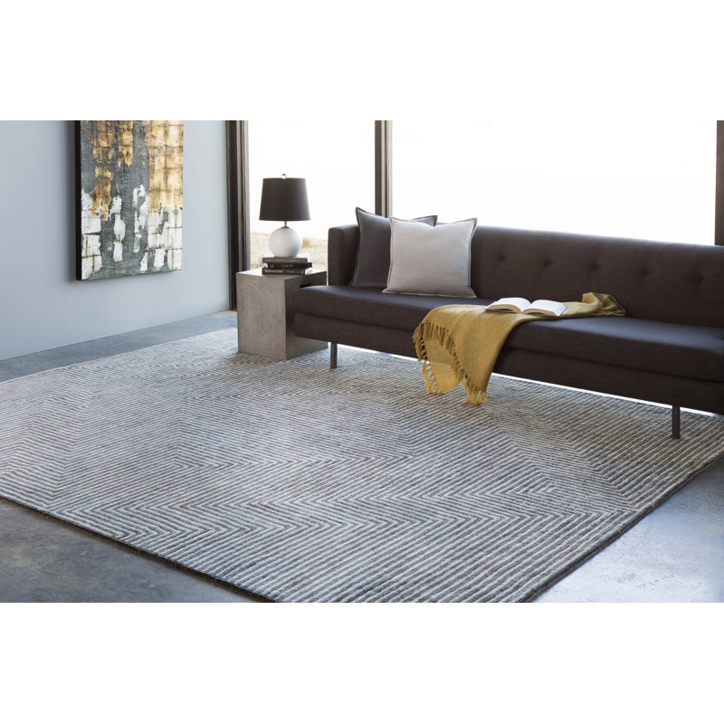 Nasir HandTufted Gray Area Rug & Reviews AllModern